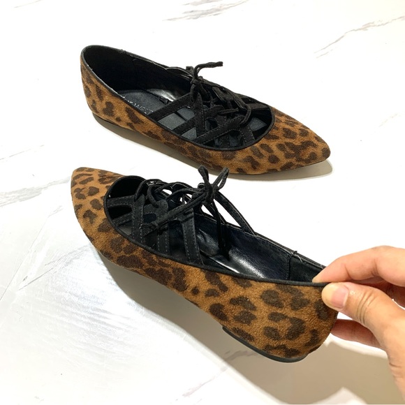 NINE WEST Merloto Cheetah Print Ballet Flats Sz 5.5 - Picture 12 of 13